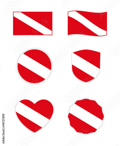 diving flag icon