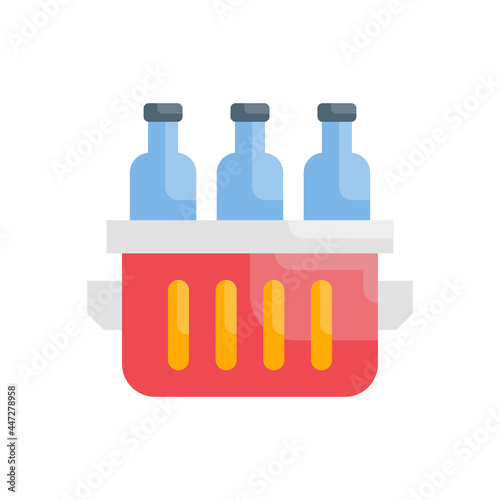 cooler vector Flat icon style illustration. EPS 10 file