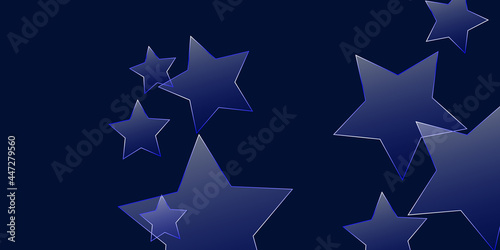 Abstract blue background with star © indah