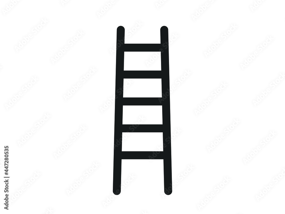 Ladder icon. Stairs vector illustration. 
