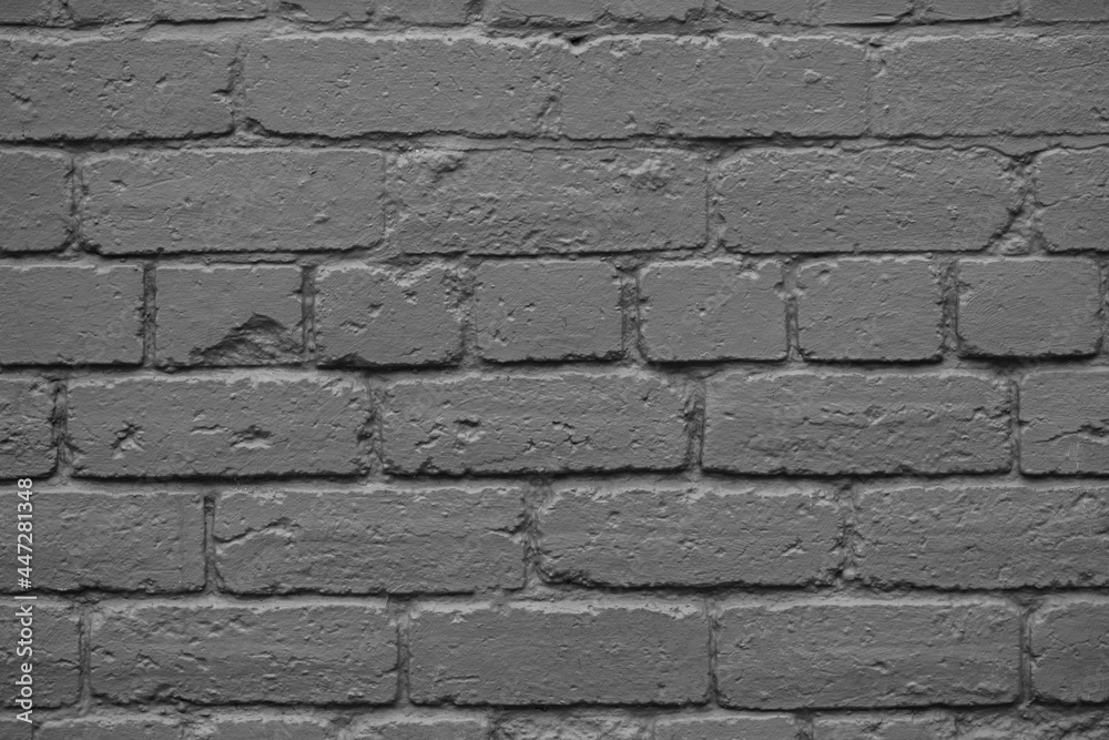 Grey Painted Brick Wall Grey Painted Brick Wall