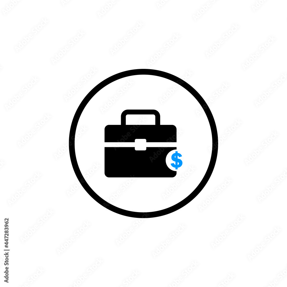 business money bag icon