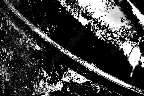 Abstract background. Monochrome texture. Image includes a effect the black and white tones.