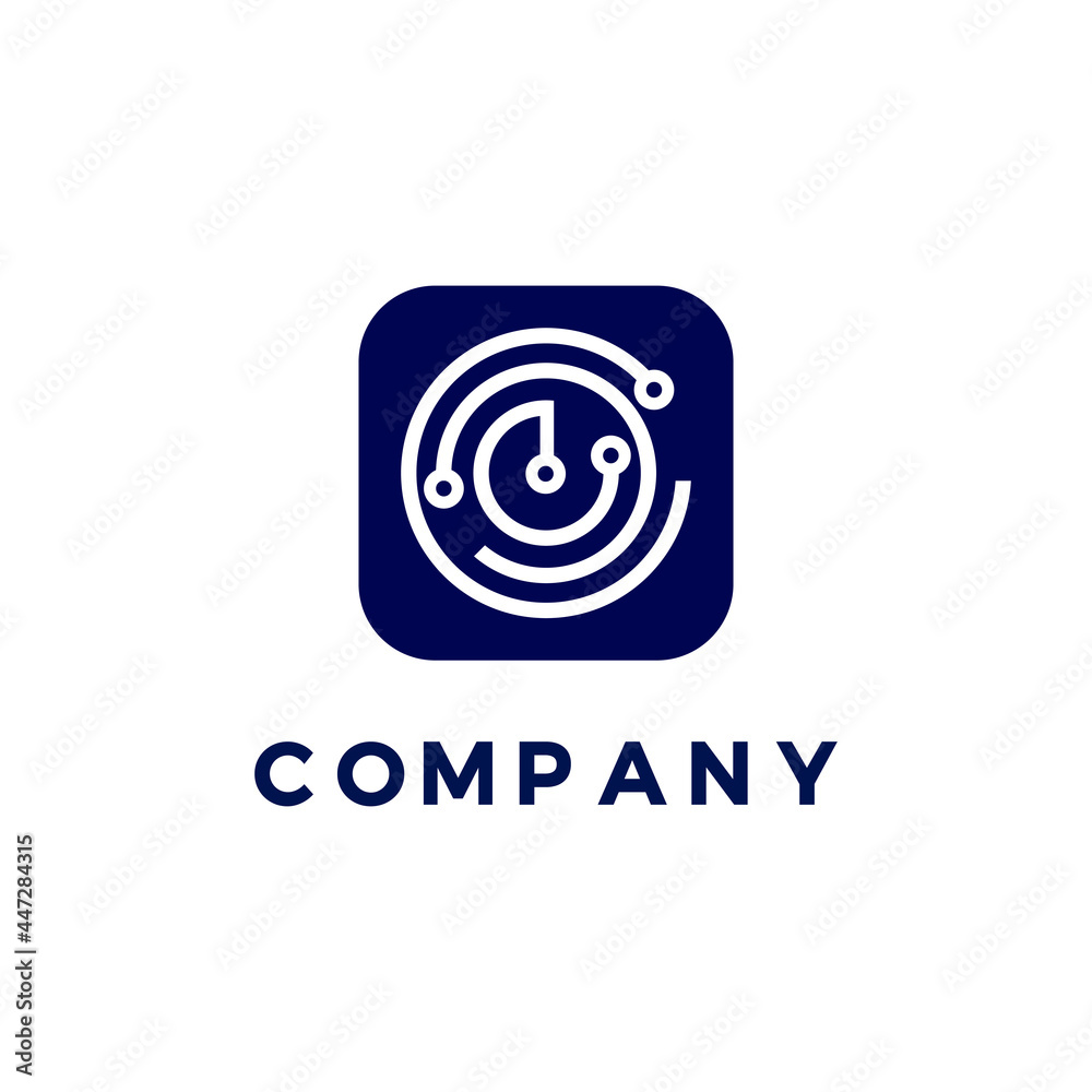 Techno Company Logo Vector Techno Company Logo Vector