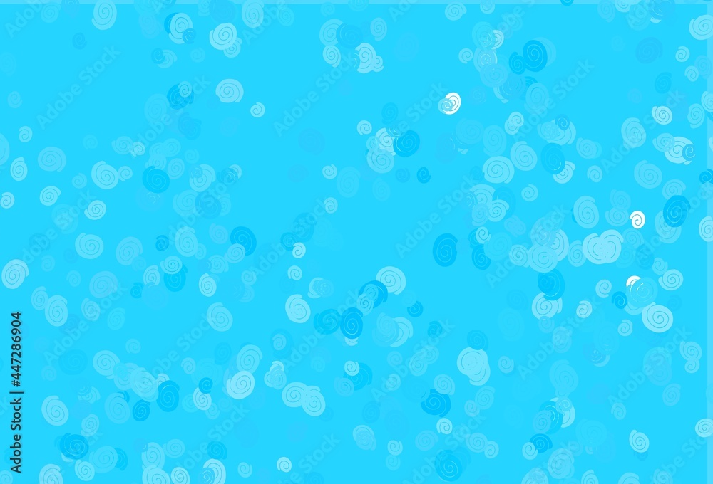 Light BLUE vector background with bent ribbons. Light BLUE vector background with bent ribbons.