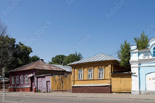 The old wooden house.