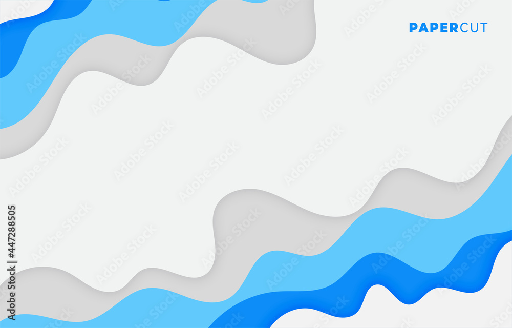 papercut background blue business colors design papercut background blue business colors design