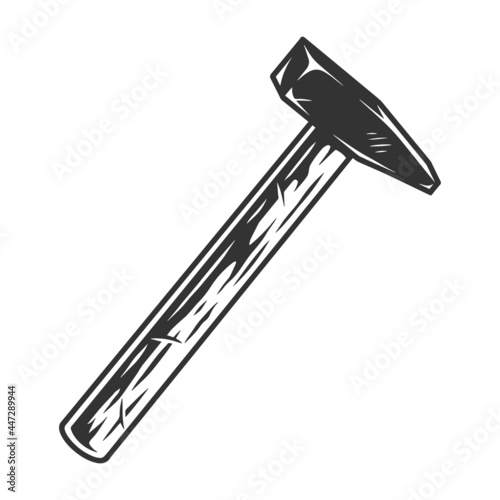 Vintage concept of hammer
