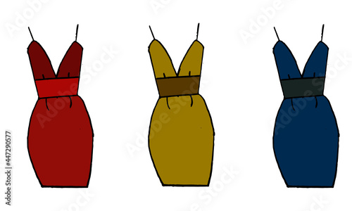 fashion design dress vector