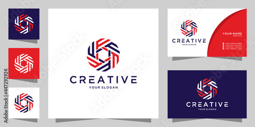 Letter f creative logo icon design template © Deriel