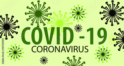 Coronavirus background, deadly virus, dangerous disease.