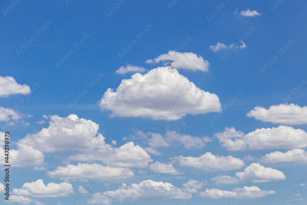 Fototapeta premium blue sky background with clouds.