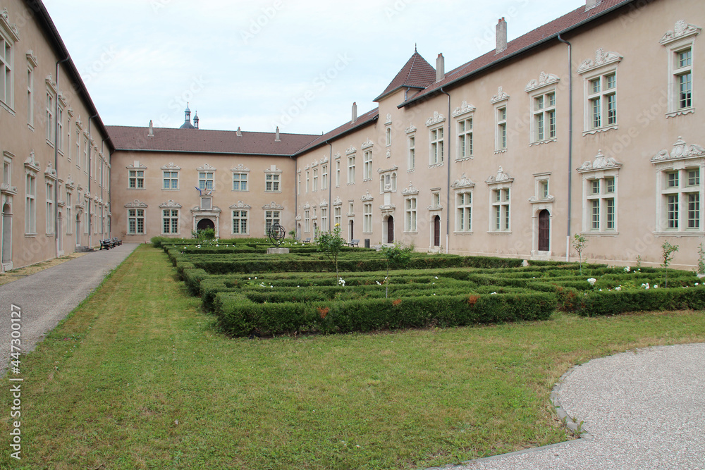 ancient building (school) in pont-a-mousson in lorraine (france) ancient building (school) in pont-a-mousson in lorraine (france)