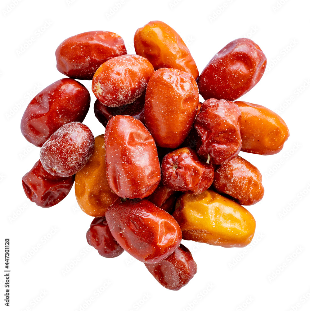 Silverberry isolated on white background. oleaster fruit Silverberry isolated on white background. oleaster fruit