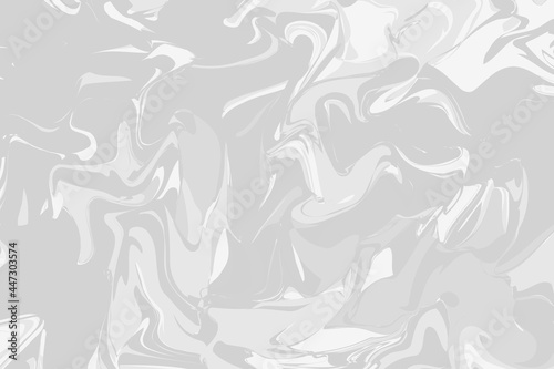 White Marble Ink Texture Pattern Abstract Background. Vector Illustration