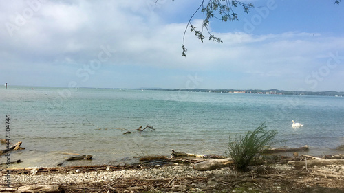 nature walk by the lake, through the woods, up a mountain