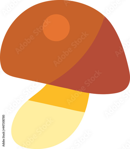 Mushroom autumn natural freshness nutrition vector