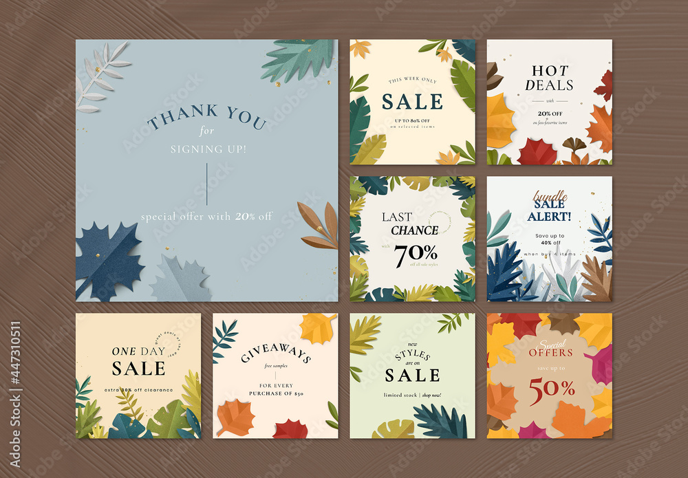 Poster Layout with Eco Friendly Design Stock Template | Adobe Stock