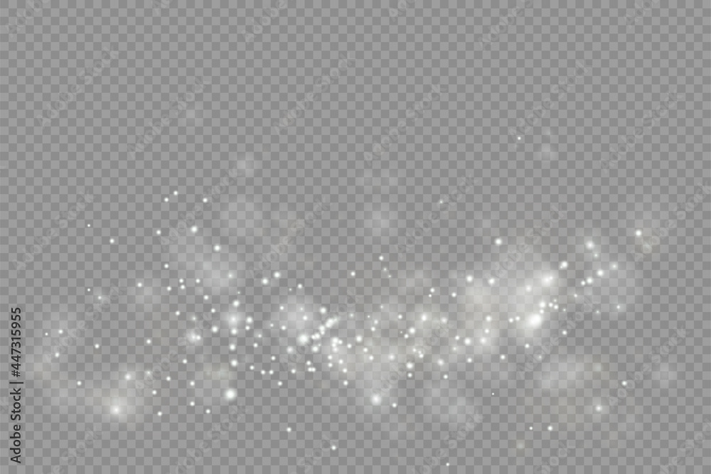 Sparkling magic dust particles bokeh, light effect Sparkling magic dust particles bokeh, light effect