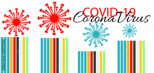 Coronavirus background, deadly virus, dangerous disease.