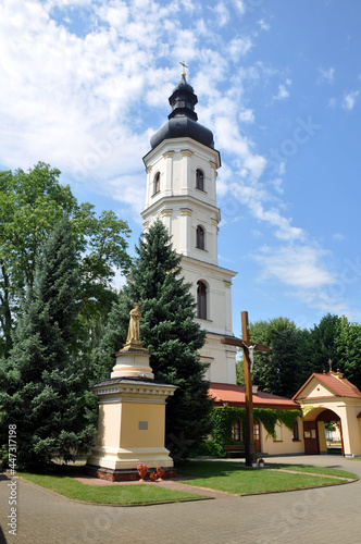 Bell tower of the Cathedral of the Assumption of the Blessed Virgin Mary in Pinsk.
