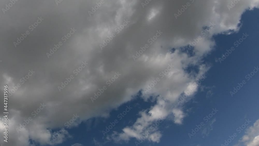 The sky is covered with clouds. High cloudiness, cloudy weather, time-lapse.
The sky is covered with clouds. High cloudiness, cloudy weather, time-lapse.