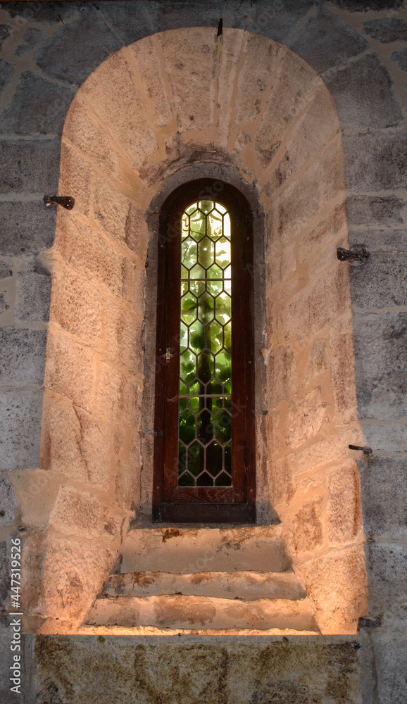 Medieval church window