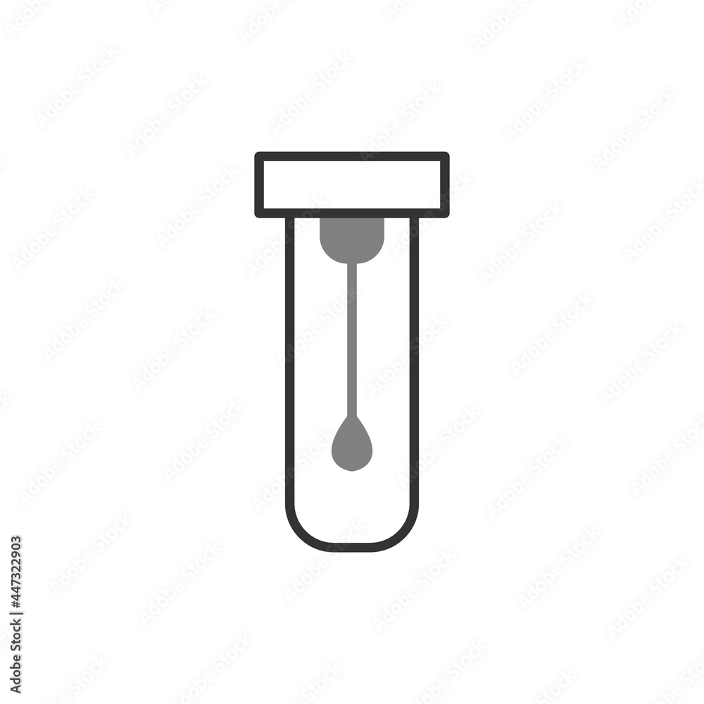 Swab Linear Vector Icon Design Swab Linear Vector Icon Design