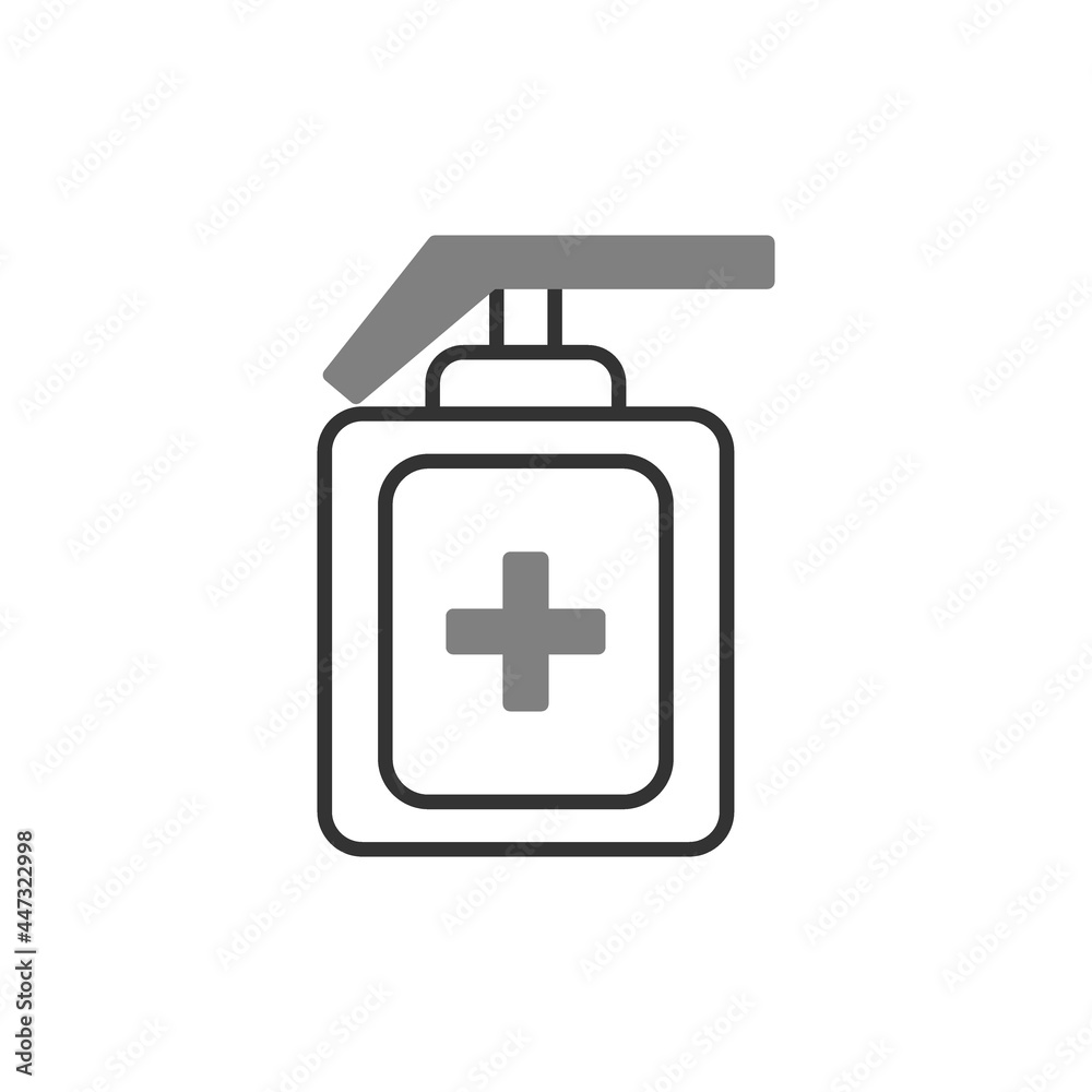 Sanitizer Linear Vector Icon Design Sanitizer Linear Vector Icon Design