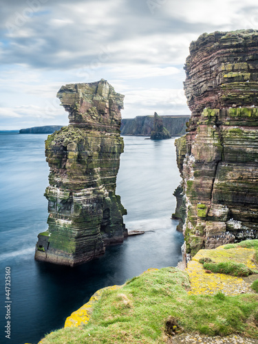 Canvas Print Duncansby Head sea stacks