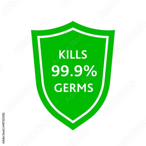 Healthcare medical protection shield kills 99.9% germs