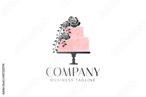 Modern Simple Cake Logo Design