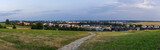 Panoramic view of small town Zdar nad Sazavou, Czechia