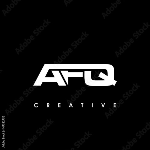 AFQ Letter Initial Logo Design Template Vector Illustration