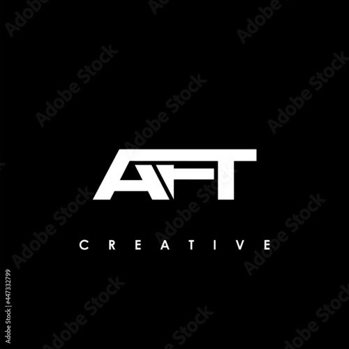 Fényképezés AFT Letter Initial Logo Design Template Vector Illustration