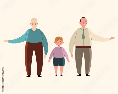 grandfathers and grandson