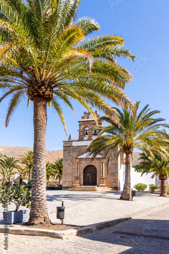The church of Ermita de la Virgen de la PeÃ±a in Vega del RÃ­o Palmas on the Canary Island of Fuerteventura photo