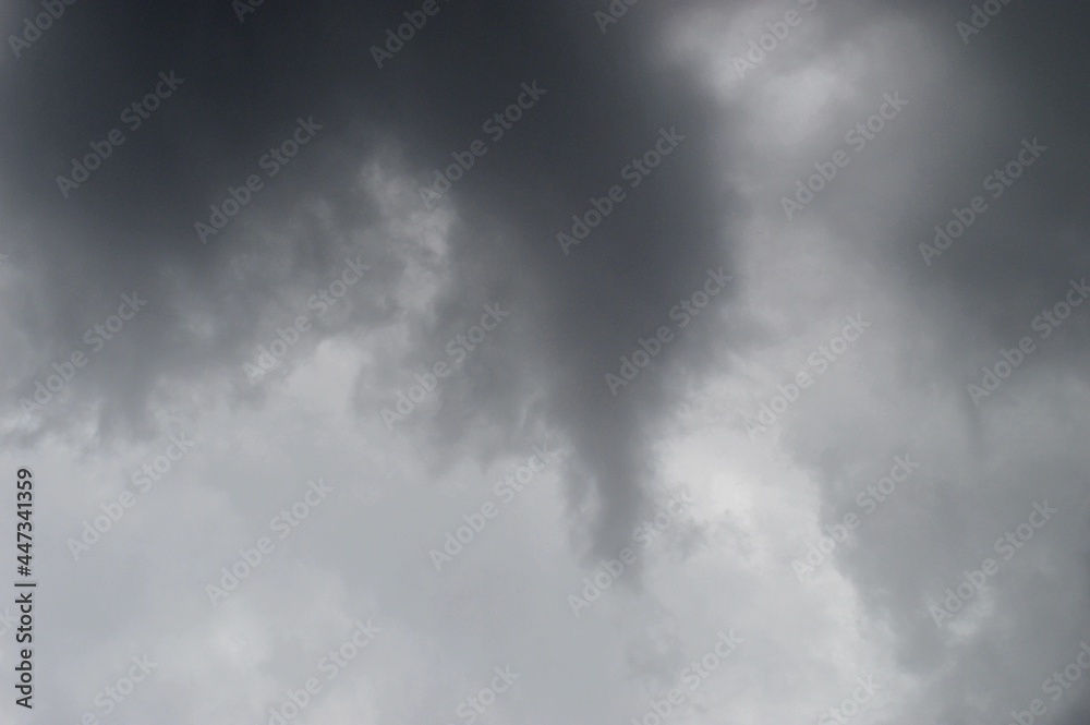 Dark clouds in the sky before a thunderstorm Dark clouds in the sky before a thunderstorm