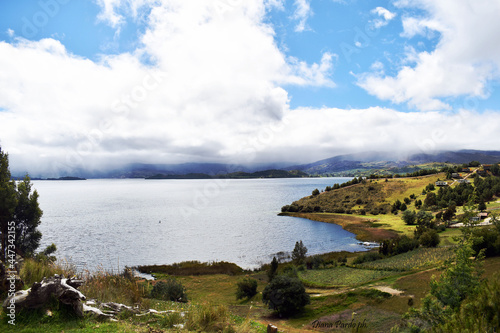 Boyacá Colombia. Playa blanca, laguna de tota. Paradise. It is magic. 