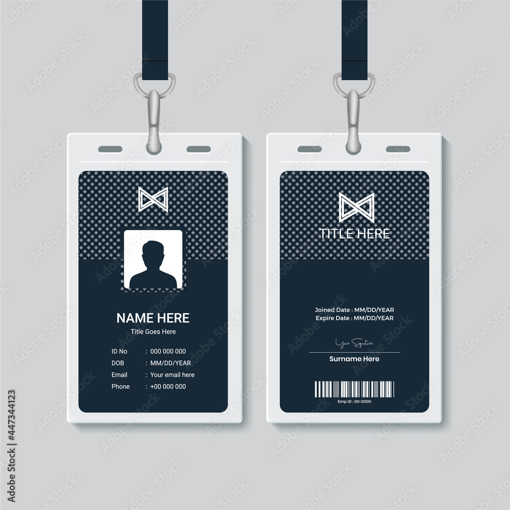 Event management id card design Event management id card design