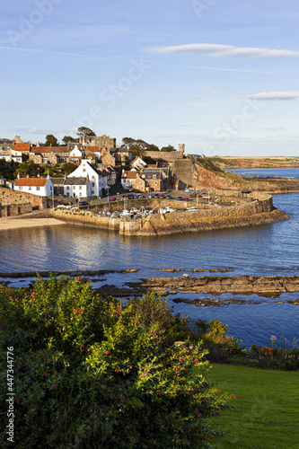 Evening light on the small fishing village of Crail in the East Neuk of Fife, Scotland UK