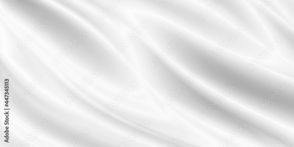 White cloth background 3d illustration