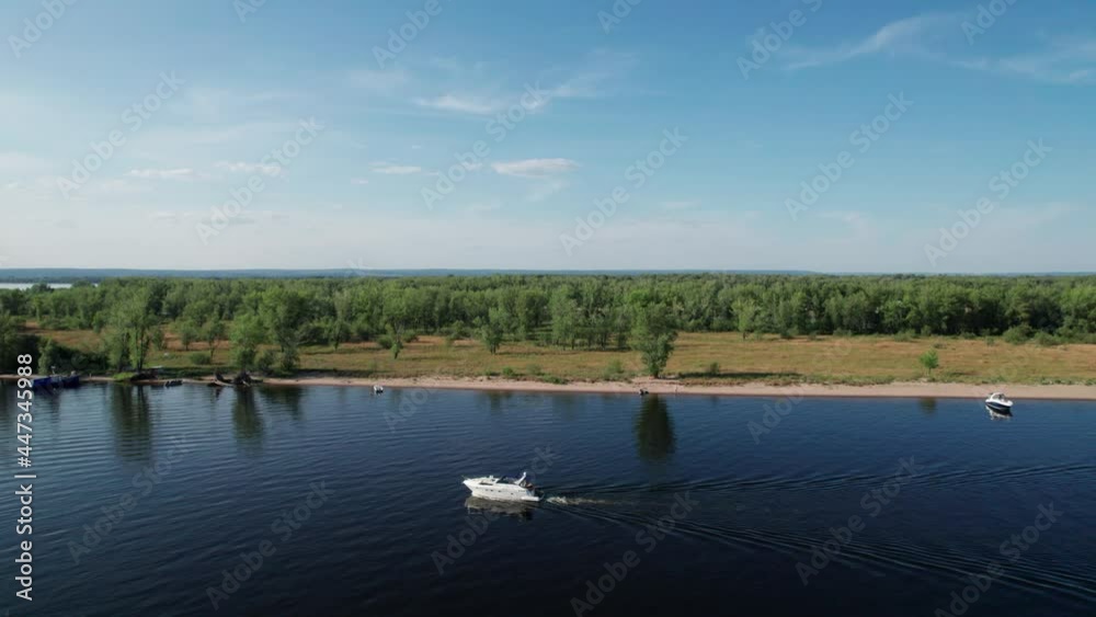 Boat on river