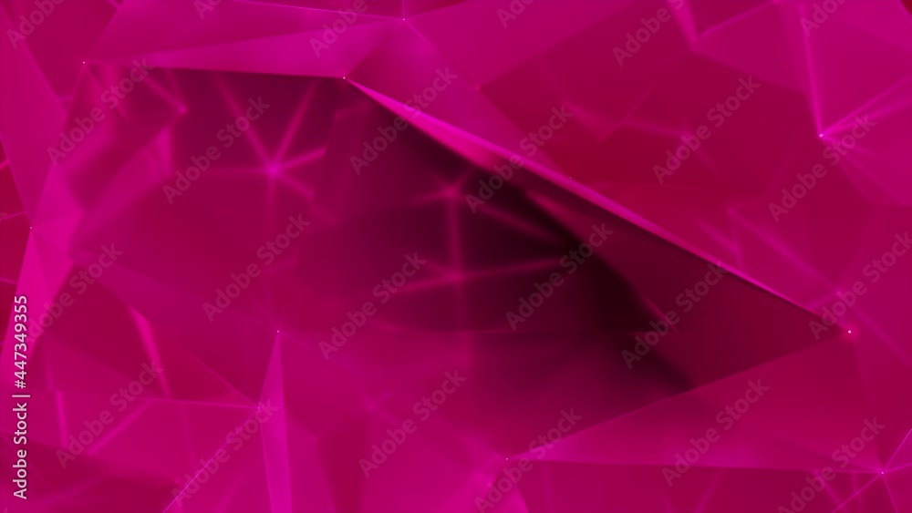 Artificial Intelligence, Quantum Computing Concept. Pink Tech Background. 3D Render. Artificial Intelligence, Quantum Computing Concept. Pink Tech Background. 3D Render.