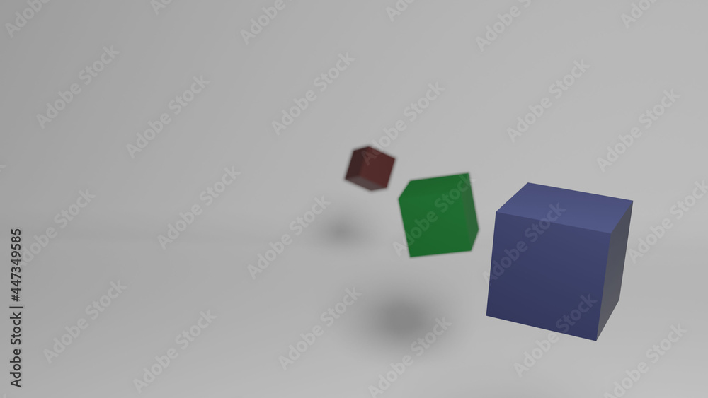 Abstract 3d render background, geometric background design with cubes Abstract 3d render background, geometric background design with cubes