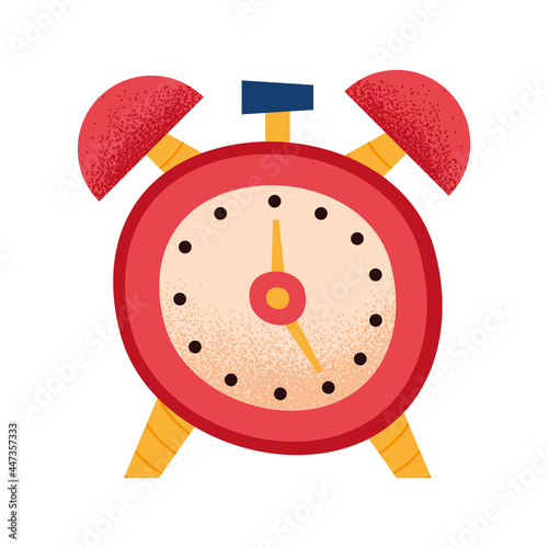 red alarm clock