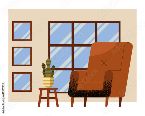 brown sofa in livingroom