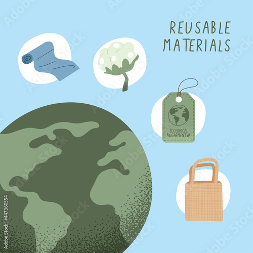 reusable materials icons