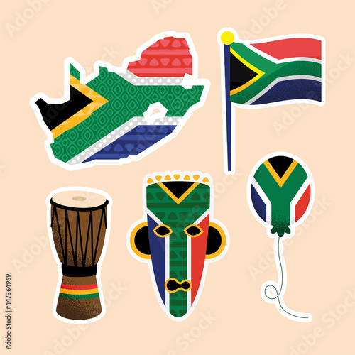 five heritage day icons