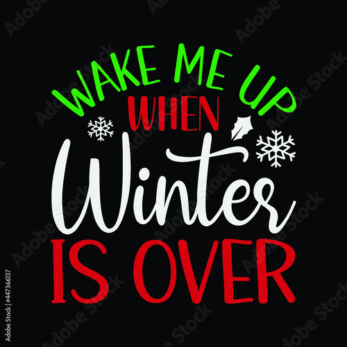 wake me up when winter is over